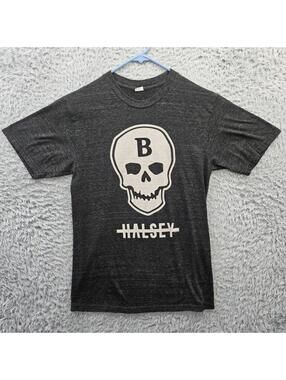Halsey Badlands T Shirt 2016 Skull Small Gray Heather